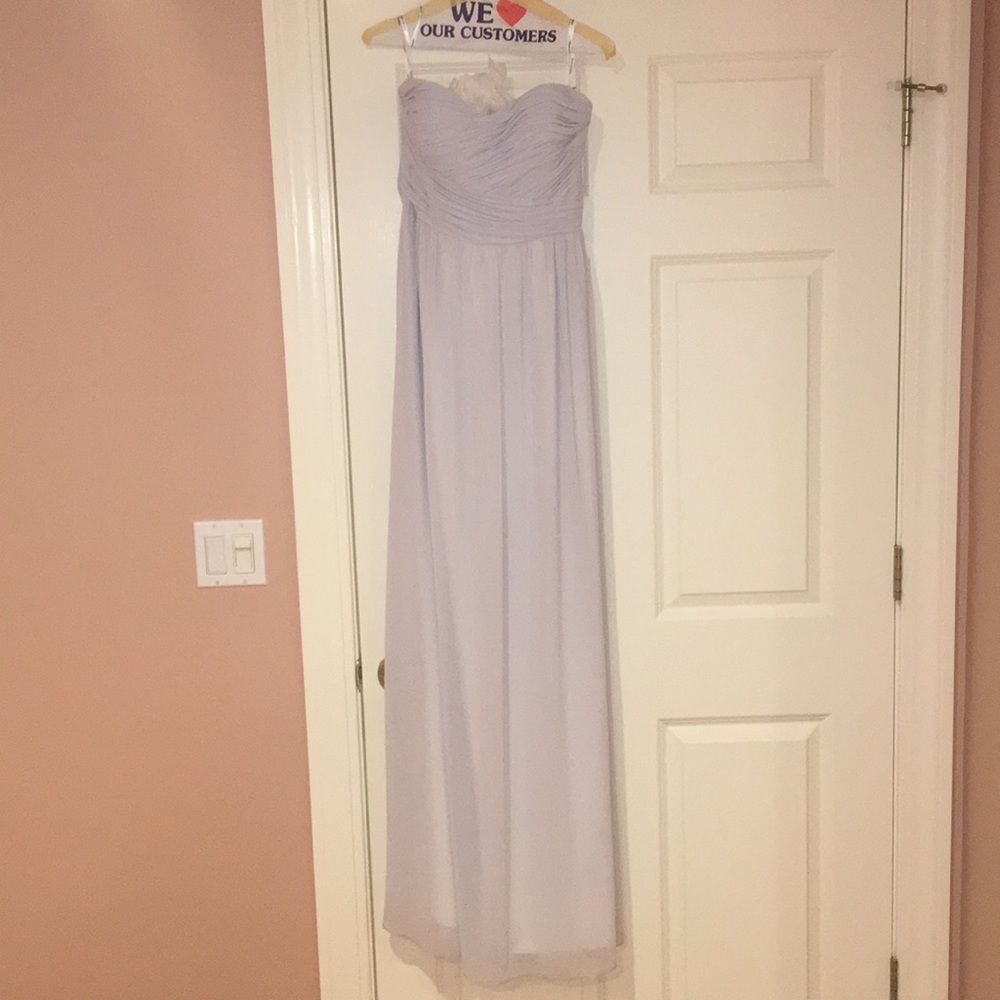 Light gray gown. Worn ONCE